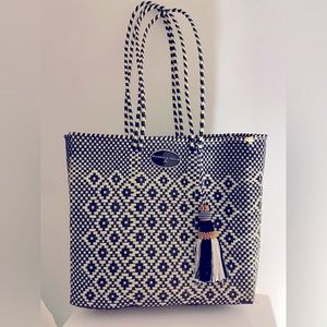 MacKenzie-Childs Large Market Tote Bag (resin wicker)